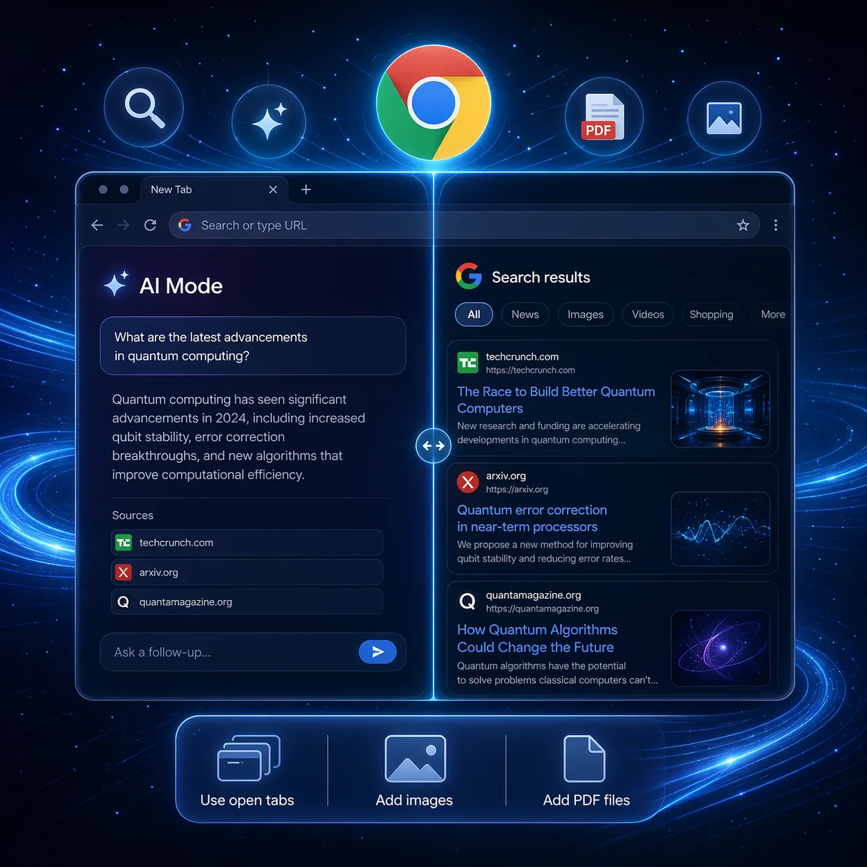 Chrome bekommt KI-Upgrade: Google integriert neuen Suchmodus direkt in den Browser